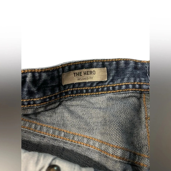 Adriano Goldschmied The Hero Relaxed Fit Jeans Mens Size 34x34 - Picture 7 of 11